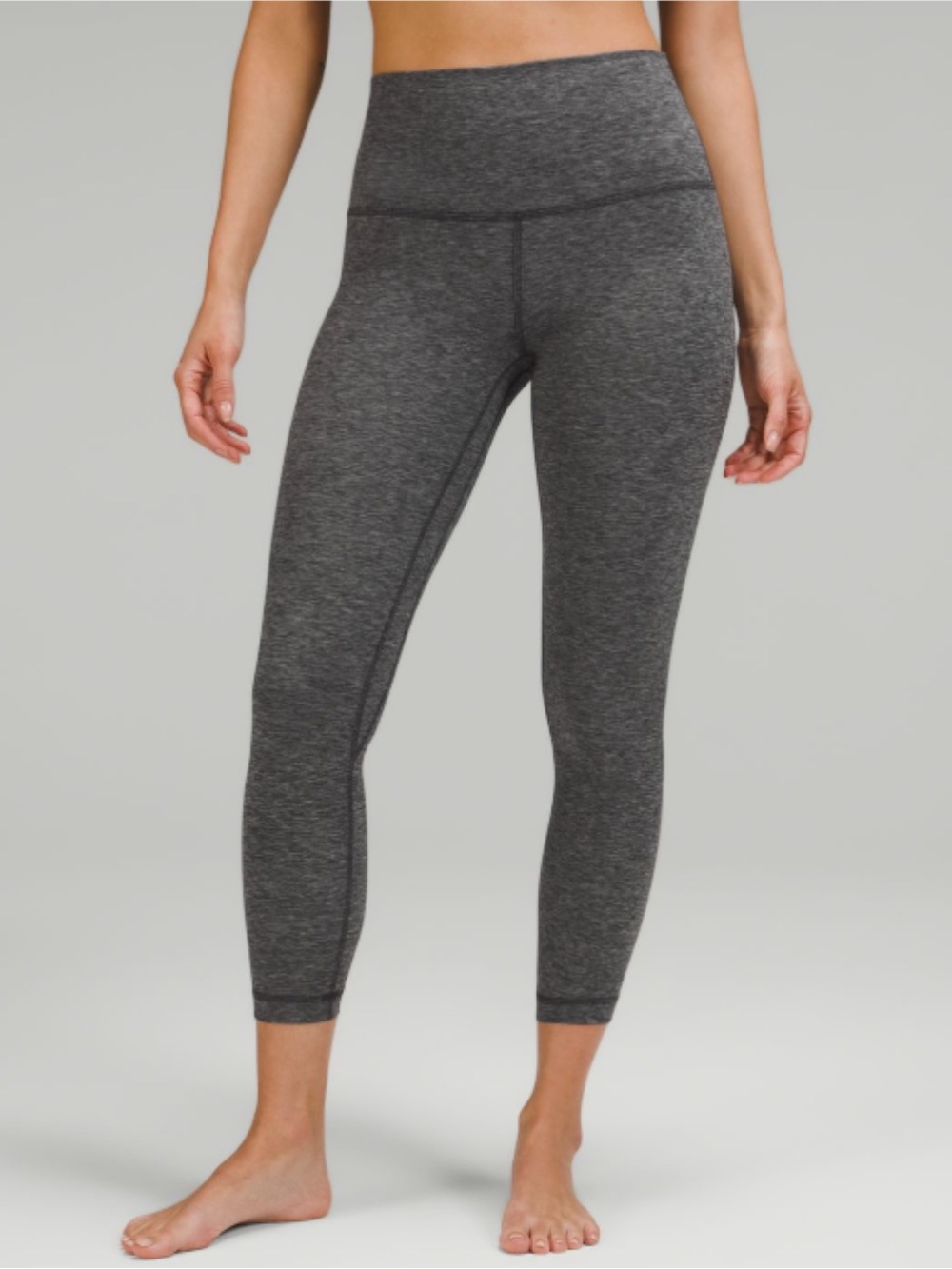 Lululemon Align high rise crop 23” legging heathered graphite grey 4